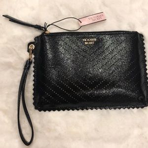 NWT Victoria’s Secret black wristlet